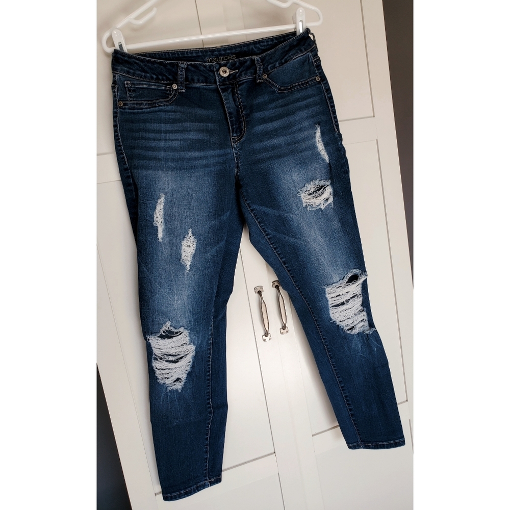 Maurices DenimFlex Distressed Jeggings